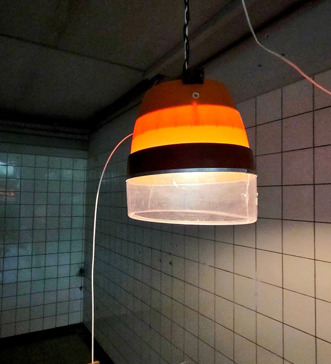 Reclaimed 1970s Space Age Salon Hairdryer Pendant Light - Yatva