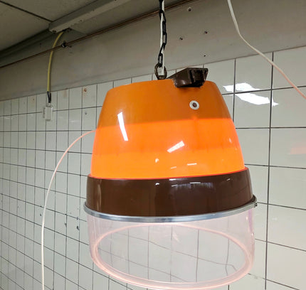 Reclaimed 1970s Space Age Salon Hairdryer Pendant Light - Yatva