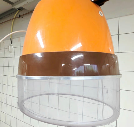 Reclaimed 1970s Space Age Salon Hairdryer Pendant Light - Yatva