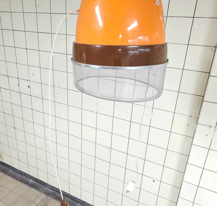 Reclaimed 1970s Space Age Salon Hairdryer Pendant Light - Yatva