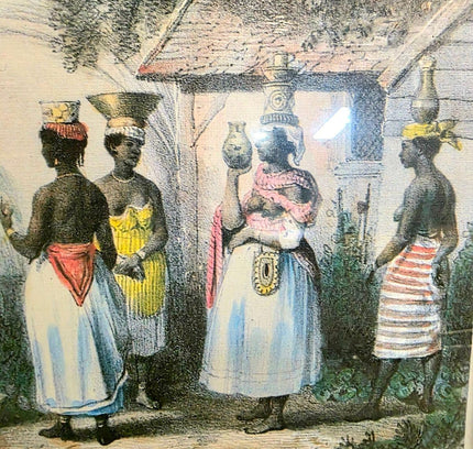 "Recreation of Life on a Pre - Civil War Plantation". Print Photo - Yatva