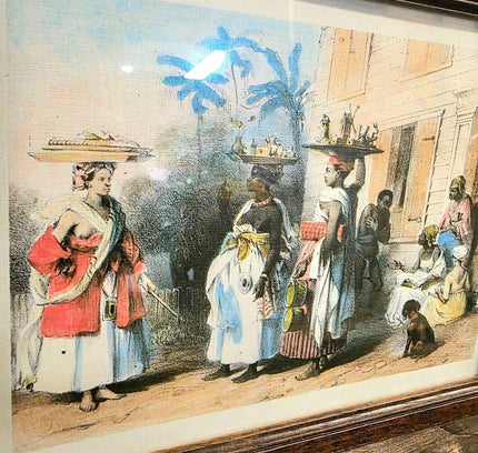 "Recreation of Life on a Pre - Civil War Plantation". Print Photo - Yatva