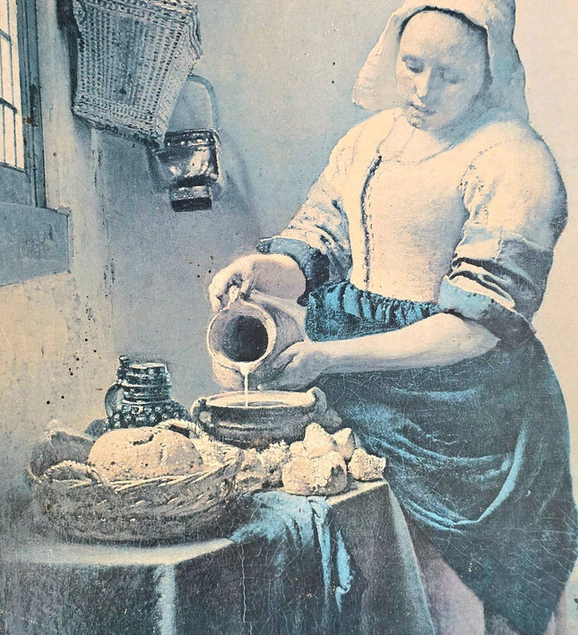 Reproduction of Johannes Vermeer's "The Milkmaid" Painting - Yatva