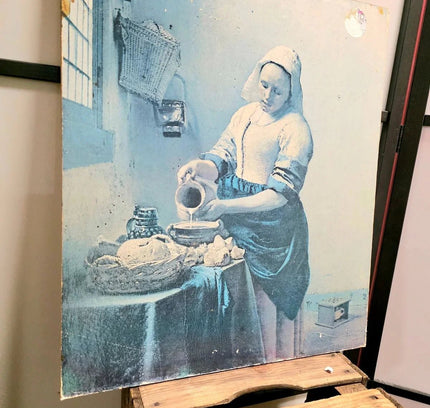 Reproduction of Johannes Vermeer's "The Milkmaid" Painting - Yatva