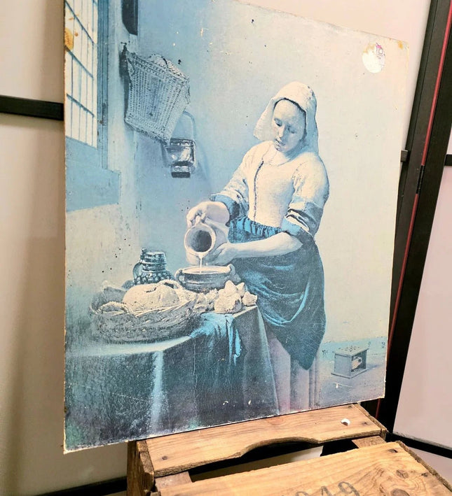 Reproduction of Johannes Vermeer's "The Milkmaid" Painting - Yatva