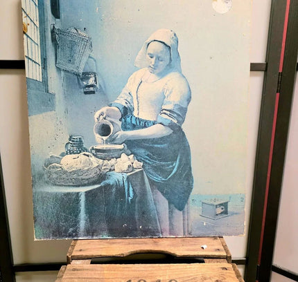 Reproduction of Johannes Vermeer's "The Milkmaid" Painting - Yatva