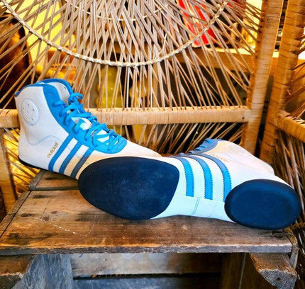 Retro Adidas Leather Boxing Wrestling Training Shoes - Yatva