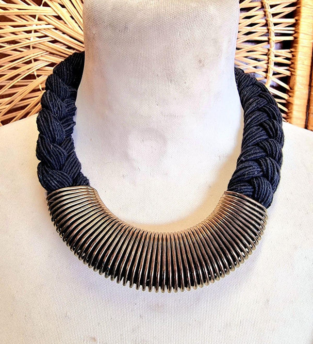 Retro Braided Necklace - Yatva