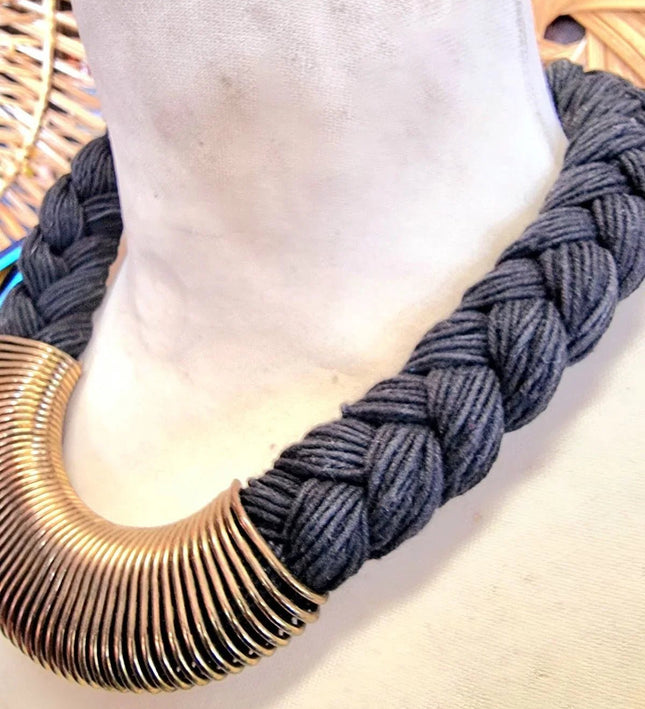 Retro Braided Necklace - Yatva