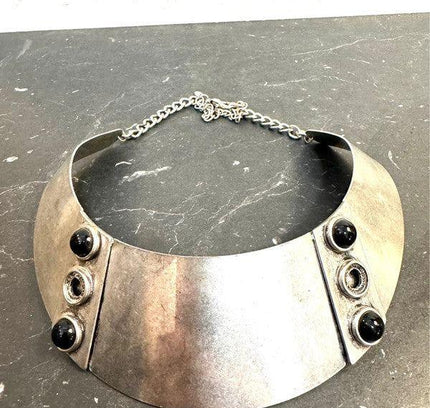 Retro Cabochon Cleopatra Style Collar - Yatva