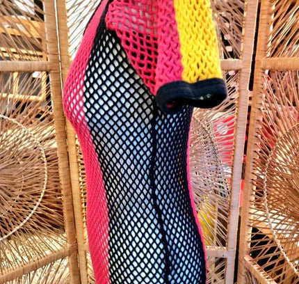 Retro Jamaican Rasta Maxi Dress - Yatva