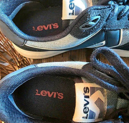 Retro Levi's Charge Suede Denim Trainers - Yatva