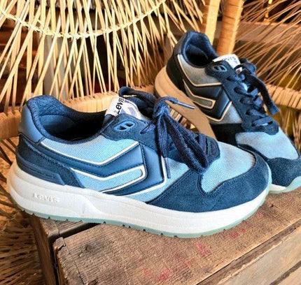 Retro Levi's Charge Suede Denim Trainers - Yatva