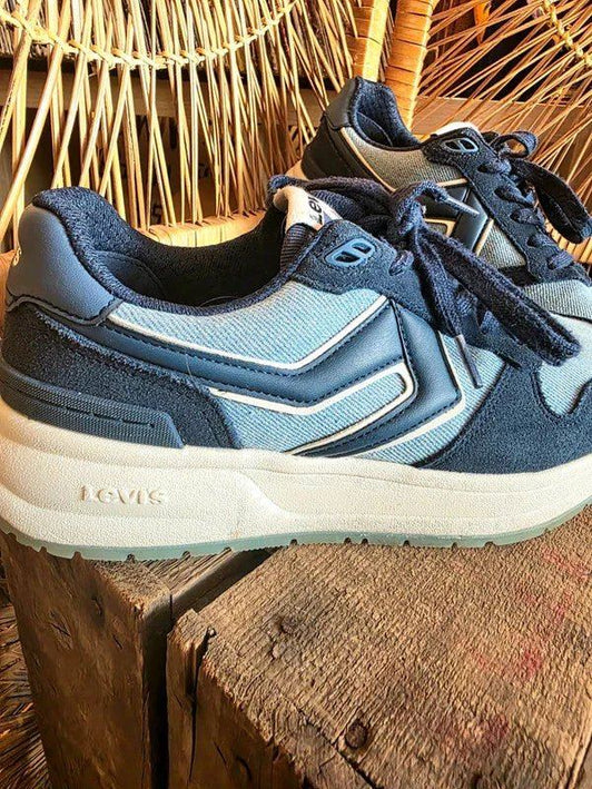 Retro Levi's Charge Suede Denim Trainers - Yatva