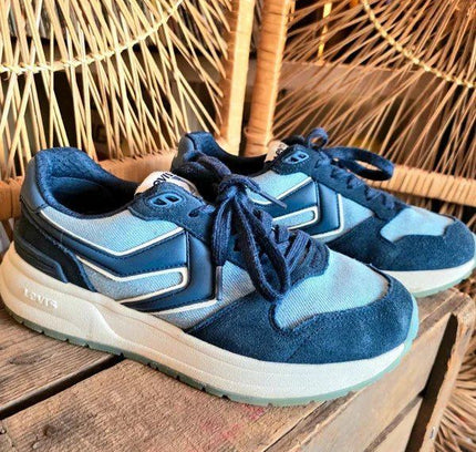 Retro Levi's Charge Suede Denim Trainers - Yatva