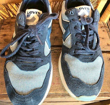 Retro Levi's Charge Suede Denim Trainers - Yatva