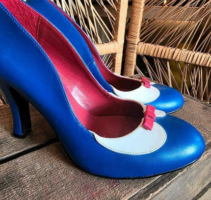 Retro Pin Up Couture Heel Shoes - Yatva