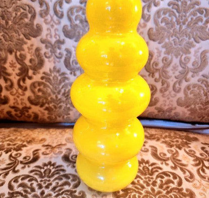 Retro Solstrale Bubble Glass Vase - Yatva
