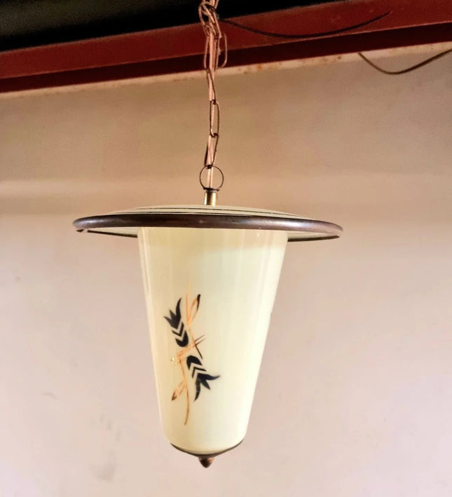 Retro Vintage 1950s Rockabilly Lantern Hang Lamp - Yatva