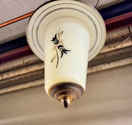 Retro Vintage 1950s Rockabilly Lantern Hang Lamp - Yatva
