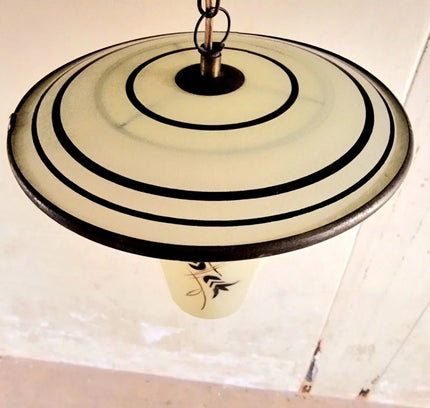 Retro Vintage 1950s Rockabilly Lantern Hang Lamp - Yatva