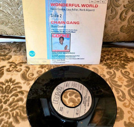 Sam Cooke – Wonderful World Vinyl Record - Yatva