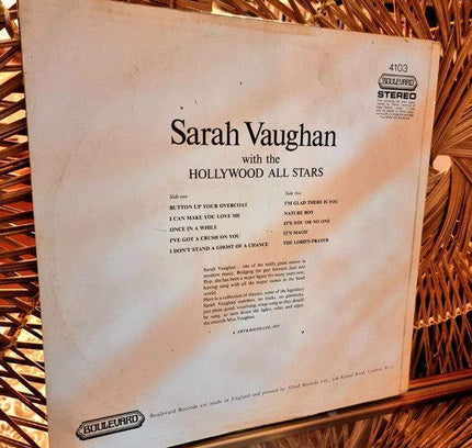 Sarah Vaughan – Sarah Vaughan Sings Vinyl Record - Yatva