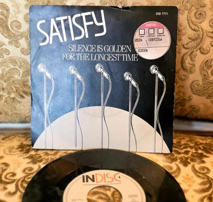 Satisfy – For The Longest Time / Silence Is Golden Vinyl Record - Yatva