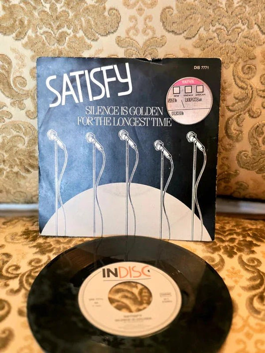 Satisfy – For The Longest Time / Silence Is Golden Vinyl Record - Yatva