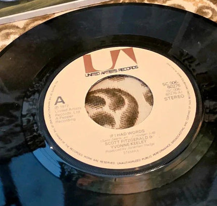 Scott Fitzgerald & Yvonne Keeley – If I Had Words Vinyl Record - Yatva