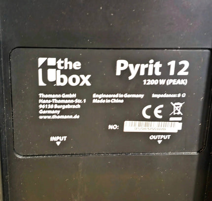 Set of the box Pyrit series PA speakers - Yatva