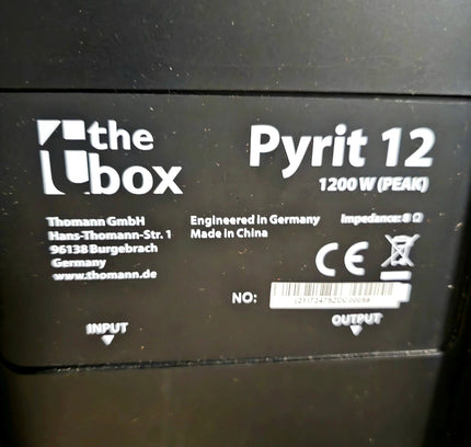 Set of the box Pyrit series PA speakers - Yatva