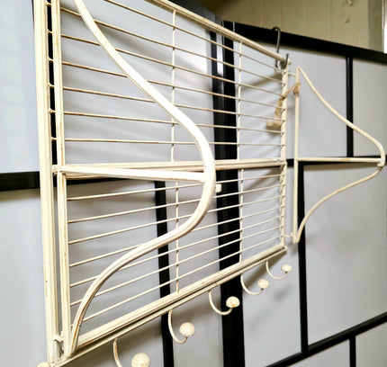 Shabby Chic Retro Metal Wall Coat / Hat Rack - Yatva