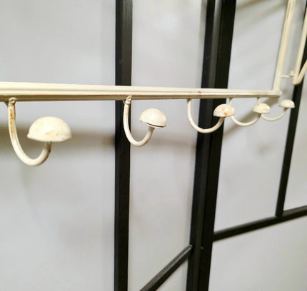 Shabby Chic Retro Metal Wall Coat / Hat Rack - Yatva