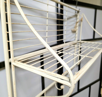 Shabby Chic Retro Metal Wall Coat / Hat Rack - Yatva