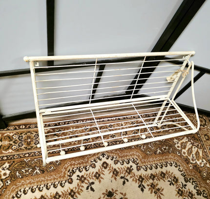 Shabby Chic Retro Metal Wall Coat / Hat Rack - Yatva