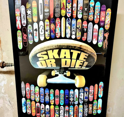 Skate or Die Framed Poster - Yatva