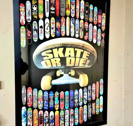 Skate or Die Framed Poster - Yatva