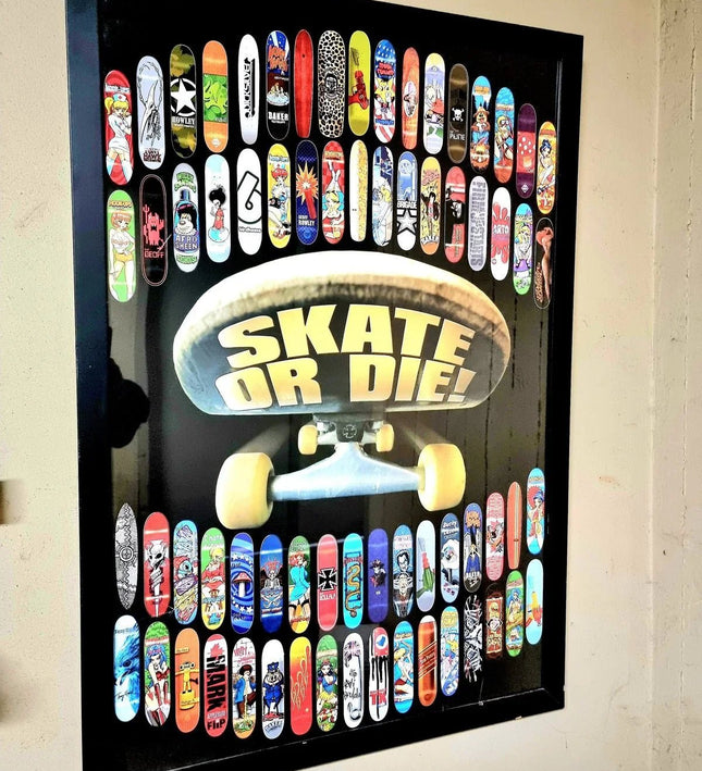 Skate or Die Framed Poster - Yatva