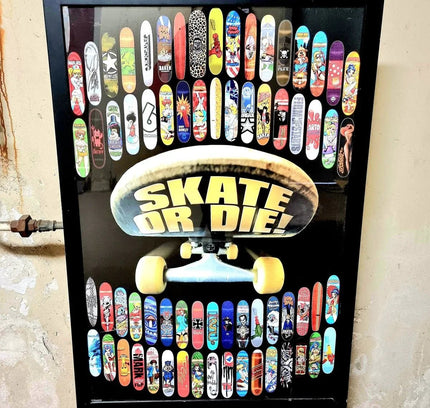 Skate or Die Framed Poster - Yatva