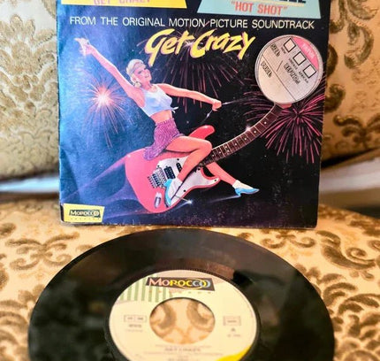Sparks / Malcolm McDowell – Get Crazy / Hot Shot Vinyl Record - Yatva