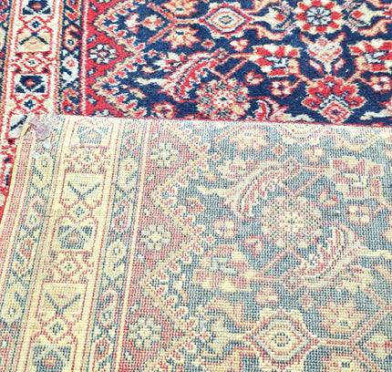 Stunning 18ft Antique Persian Bidjar Hallway Runner - Hand - Knotted Wool - Yatva