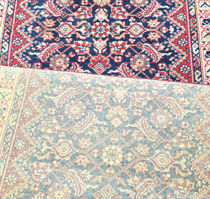 Stunning 18ft Antique Persian Bidjar Hallway Runner - Hand - Knotted Wool - Yatva