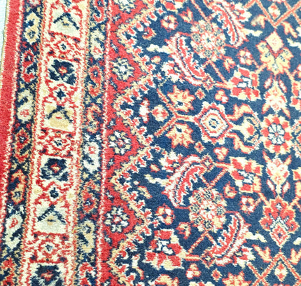 Stunning 18ft Antique Persian Bidjar Hallway Runner - Hand - Knotted Wool - Yatva