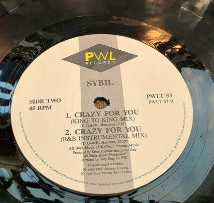 Sybil – Crazy For You Vinyl Record - Yatva