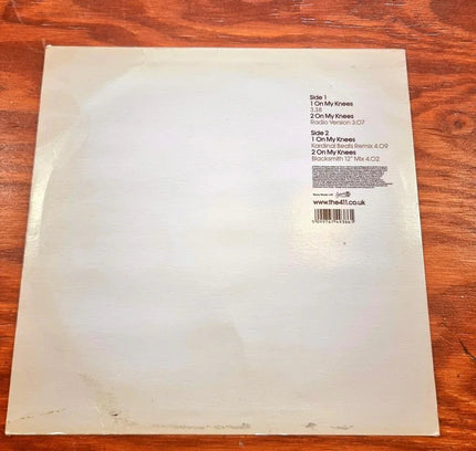 The 411 Featuring Ghostface Killah – On My Knees - Vinyl Record - Yatva