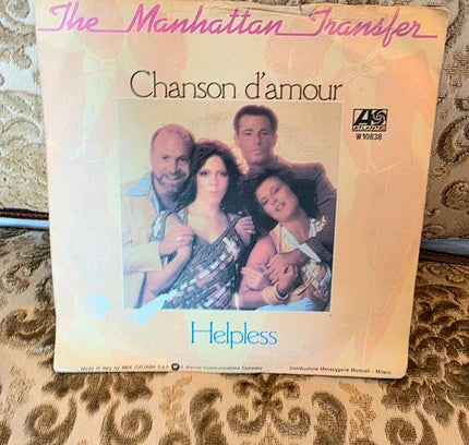 The Manhattan Transfer – Chanson D'Amour / Helpless Vinyl Record - Yatva