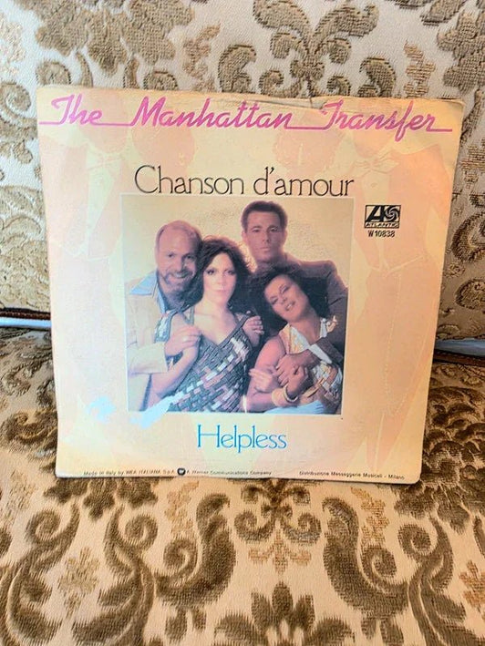 The Manhattan Transfer – Chanson D'Amour / Helpless Vinyl Record - Yatva