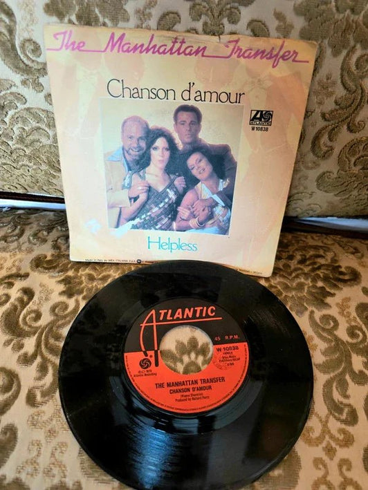 The Manhattan Transfer – Chanson D'Amour / Helpless Vinyl Record - Yatva