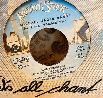 The Michael Zager Band – Let's All Chant / Love Express Vinyl Record - Yatva